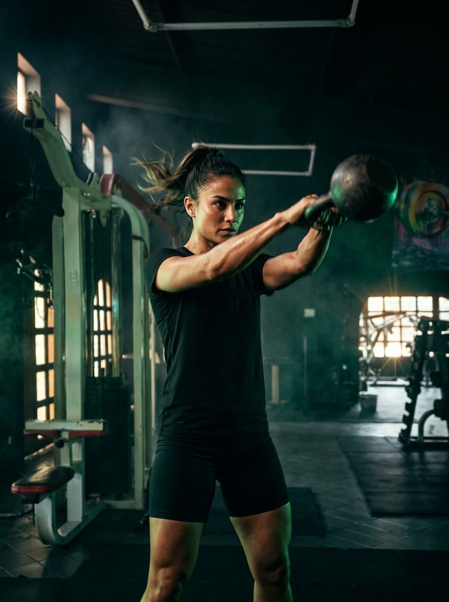 Entrenamiento HIIT con kettlebell en AVI